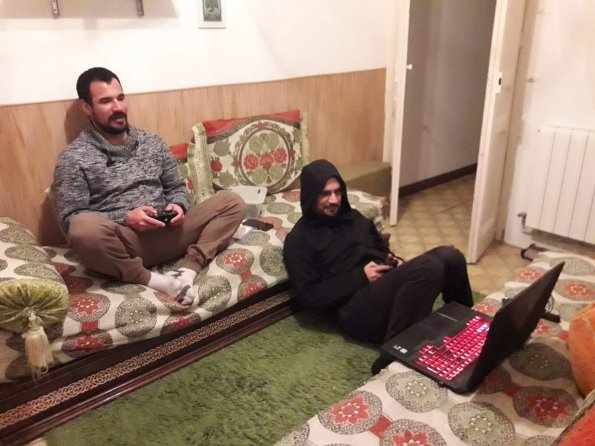 Guri and ChaTo playing vidiya